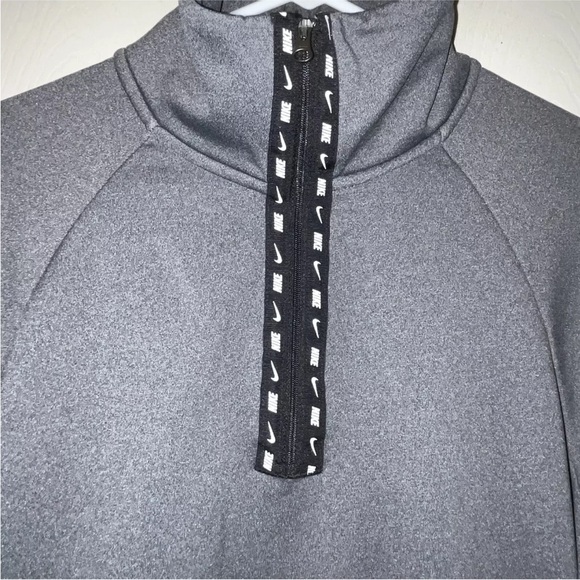 Nike 3/4 zip sweatshirt - gray - Picture 7 of 7